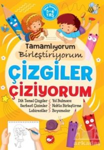 Tamamlıyorum Birleştiriyorum - Çizgiler Çiziyorum