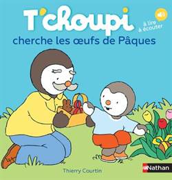 T'choupi cherce oeufs de Paques