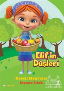 TRT Çocuk Elif'in Düşleri Neşeli Meyveler Boyama Kitabı