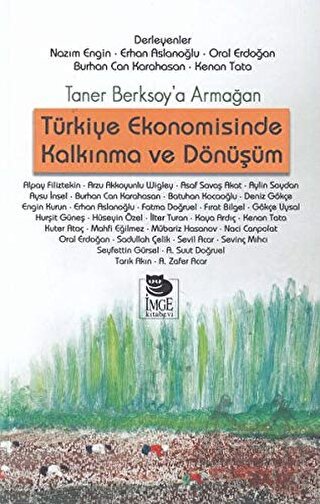 Türkiye Ekonomisinde Kalkınma Ve Dönüşüm