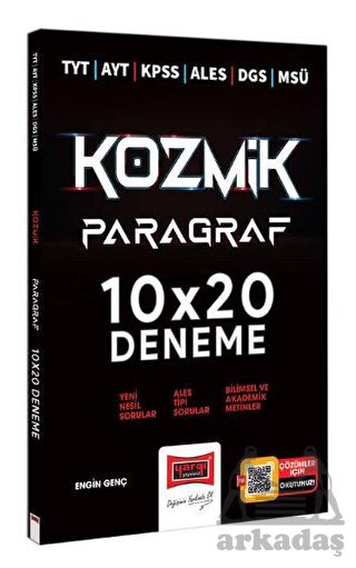 TYT AYT KPSS ALES DGS MSÜ Kozmik Paragraf 10X20 Deneme Yargı Yayınları