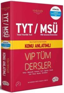 TYT MSÜ VIP Tüm Dersler Konu Anlatımlı