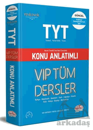 Tyt Tüm Dersler Konu Anlatımlı Kırmızı Kitap