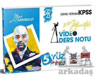 Yargı Yayınları 2023 KPSS 5Yüz Matematik Video Ders Notları