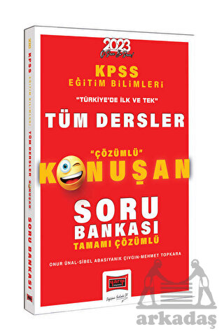 Yargı Yayınları 2023 KPSS Eğitim Bilimleri Tüm Dersler Tamamı Çözümlü Konuşan Soru Bankası