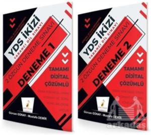 YDS İkizi 2 Deneme Dijital Çözümlü